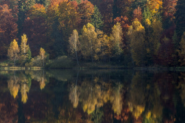 Autumn colors St. Ana Lake